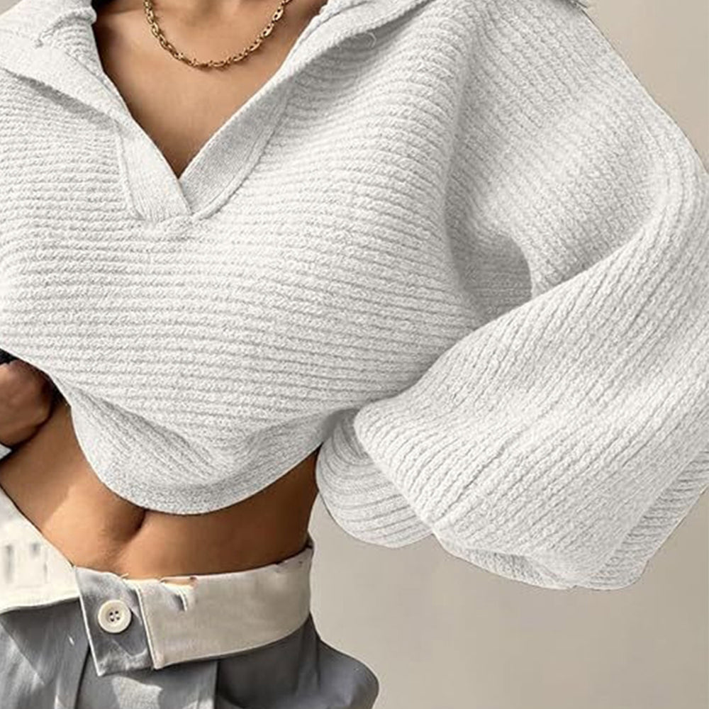 
                      
                        Johnny Collar Long Sleeve Sweater
                      
                    