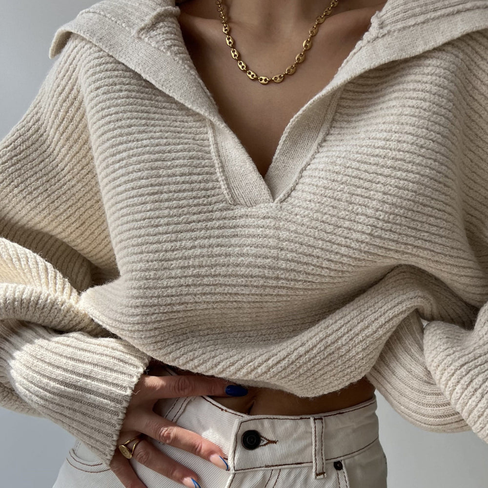 
                      
                        Johnny Collar Long Sleeve Sweater
                      
                    