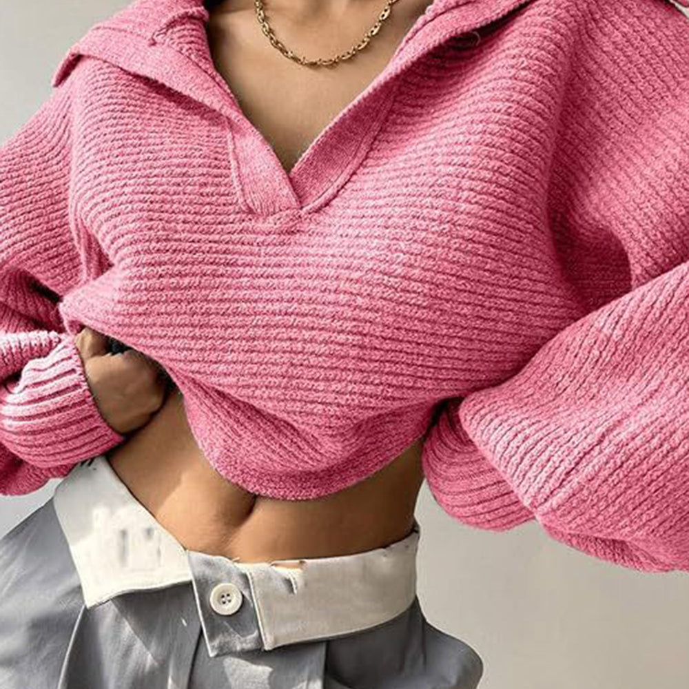 
                      
                        Johnny Collar Long Sleeve Sweater
                      
                    