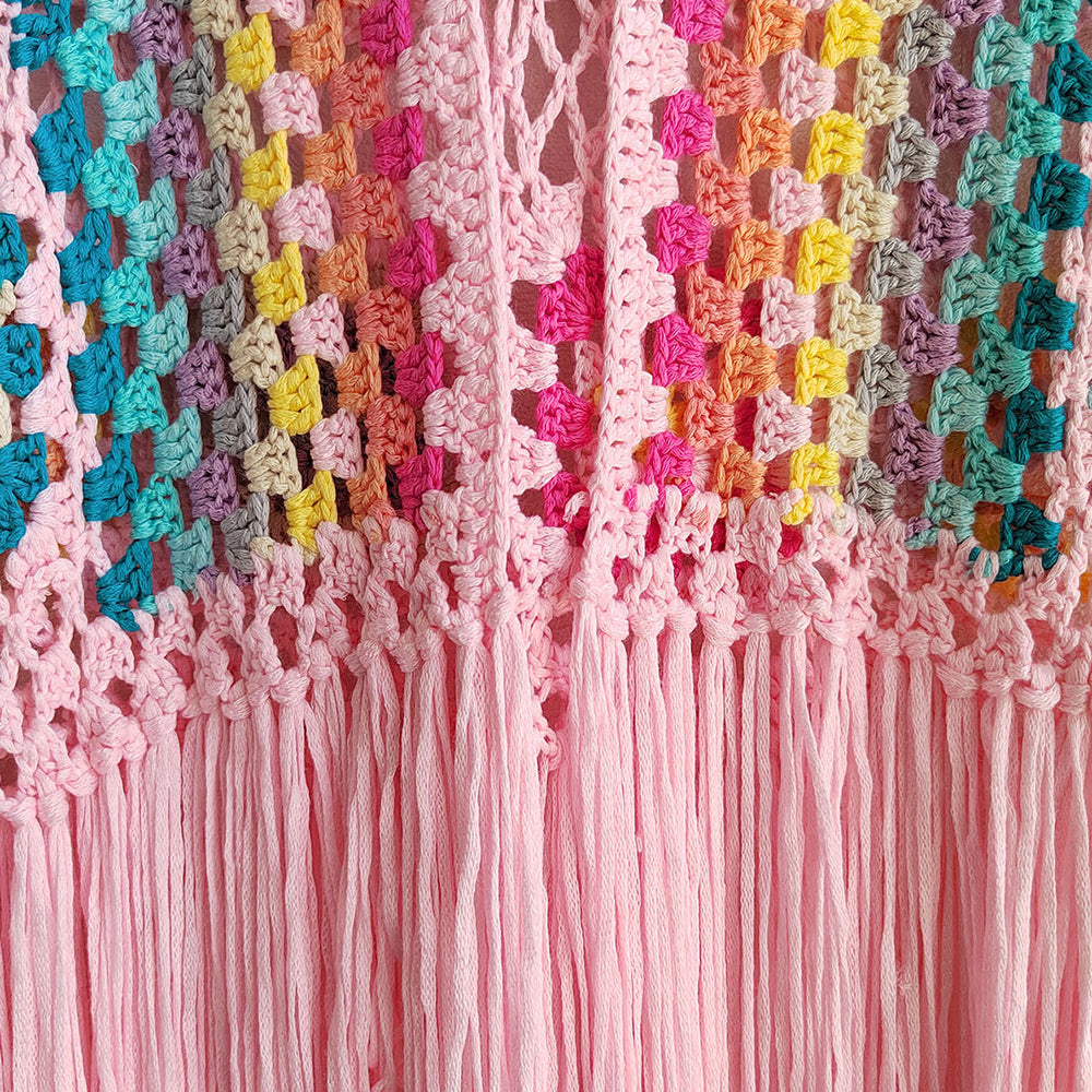 
                      
                        Fringe Tied Long Sleeve Cardigan
                      
                    