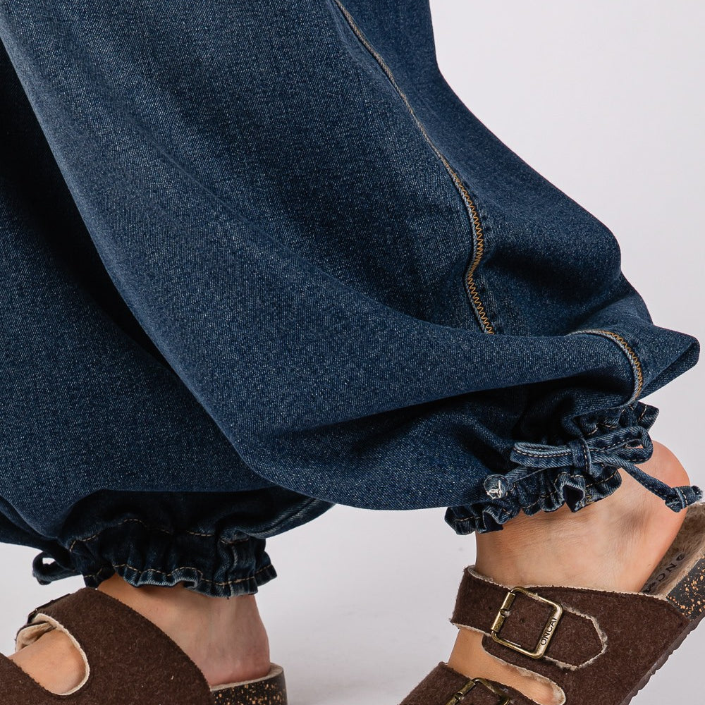 
                      
                        SAGE + FIG Mid-Rise Cargo Jeans with Pockets
                      
                    