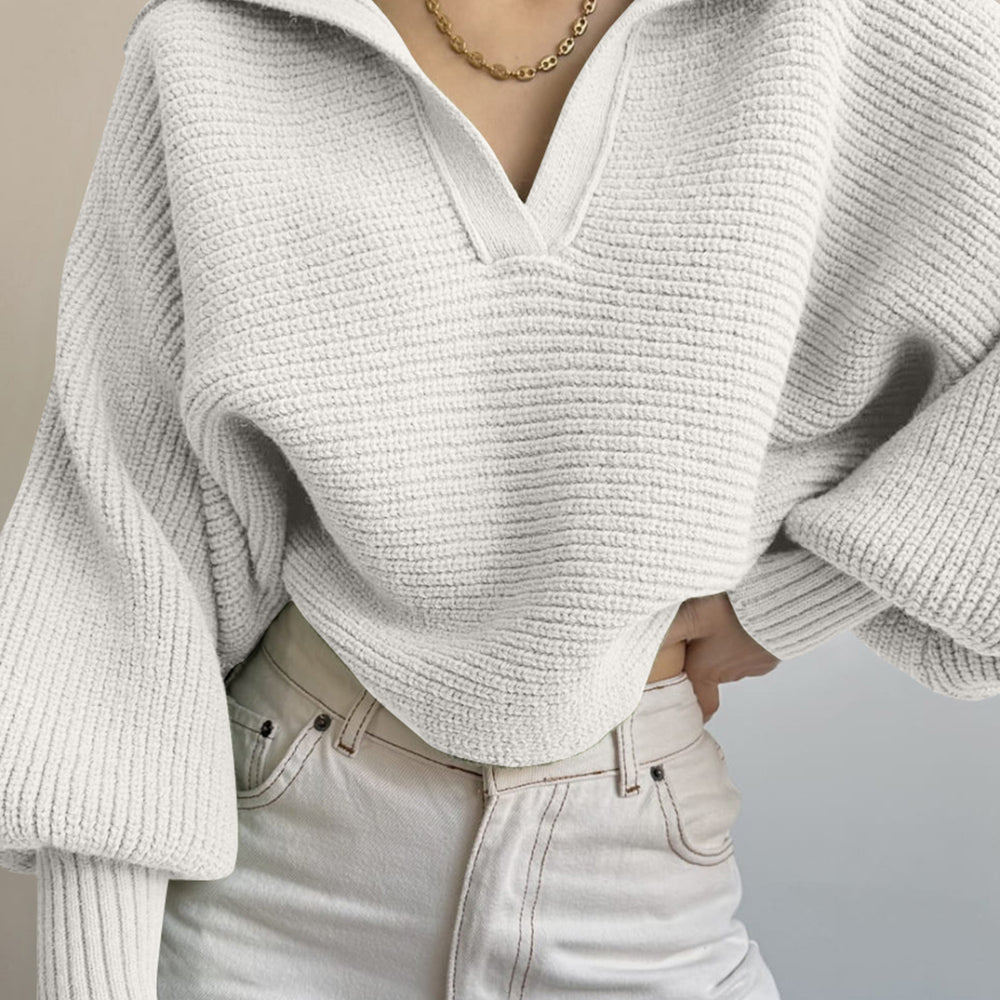
                      
                        Johnny Collar Long Sleeve Sweater
                      
                    