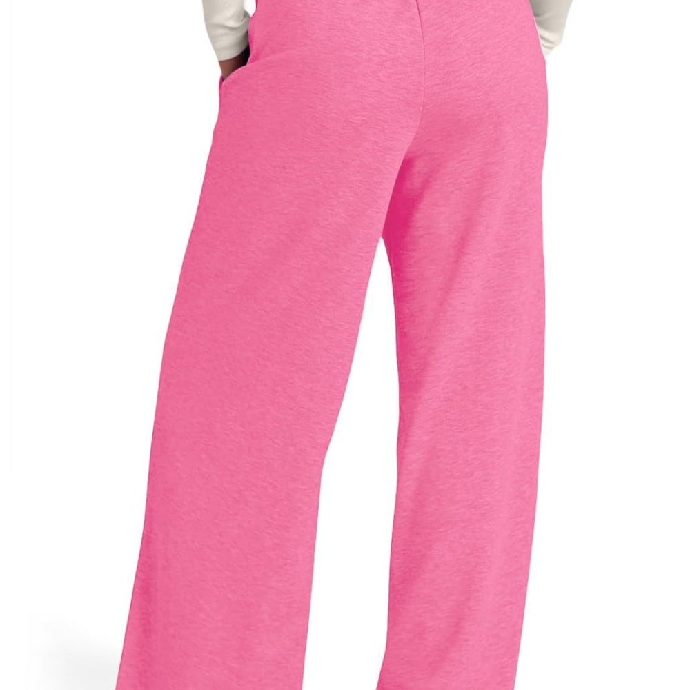 
                      
                        Drawstring Elastic Waist Wide Leg Pants Pocketed
                      
                    
